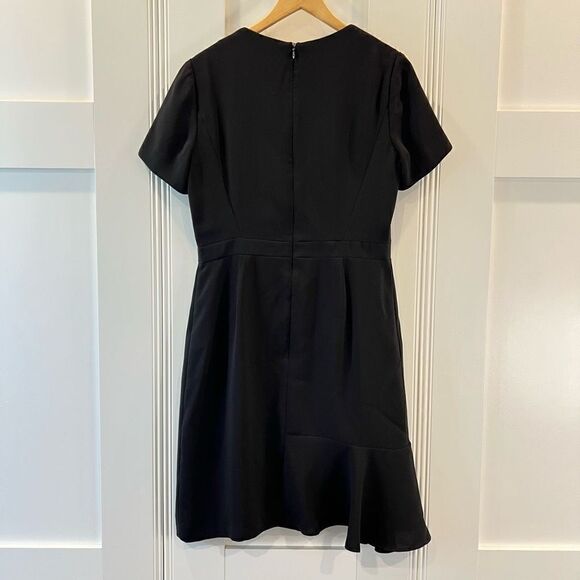 Anne Valerie Hash Women’s EU 42 US 8 Black Deconstructed Midi Dress Zipper - Picture 5 of 11